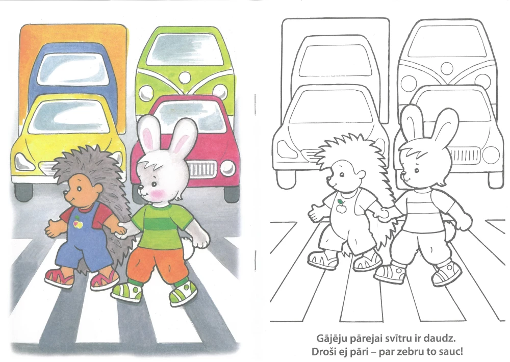 Coloring book - Traffic Rules