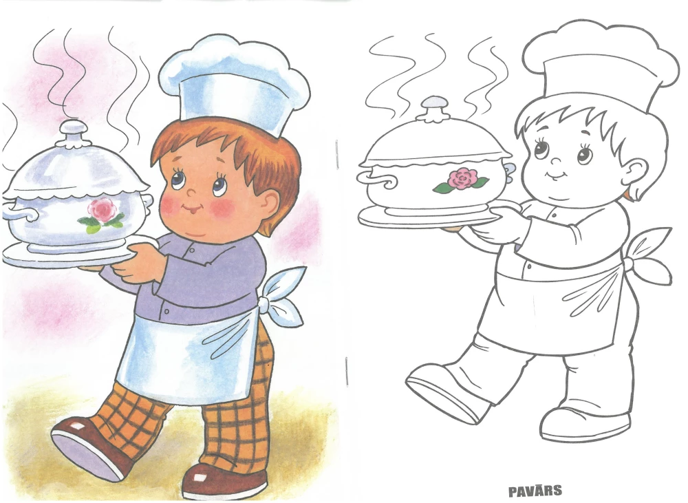 Coloring book - Professions