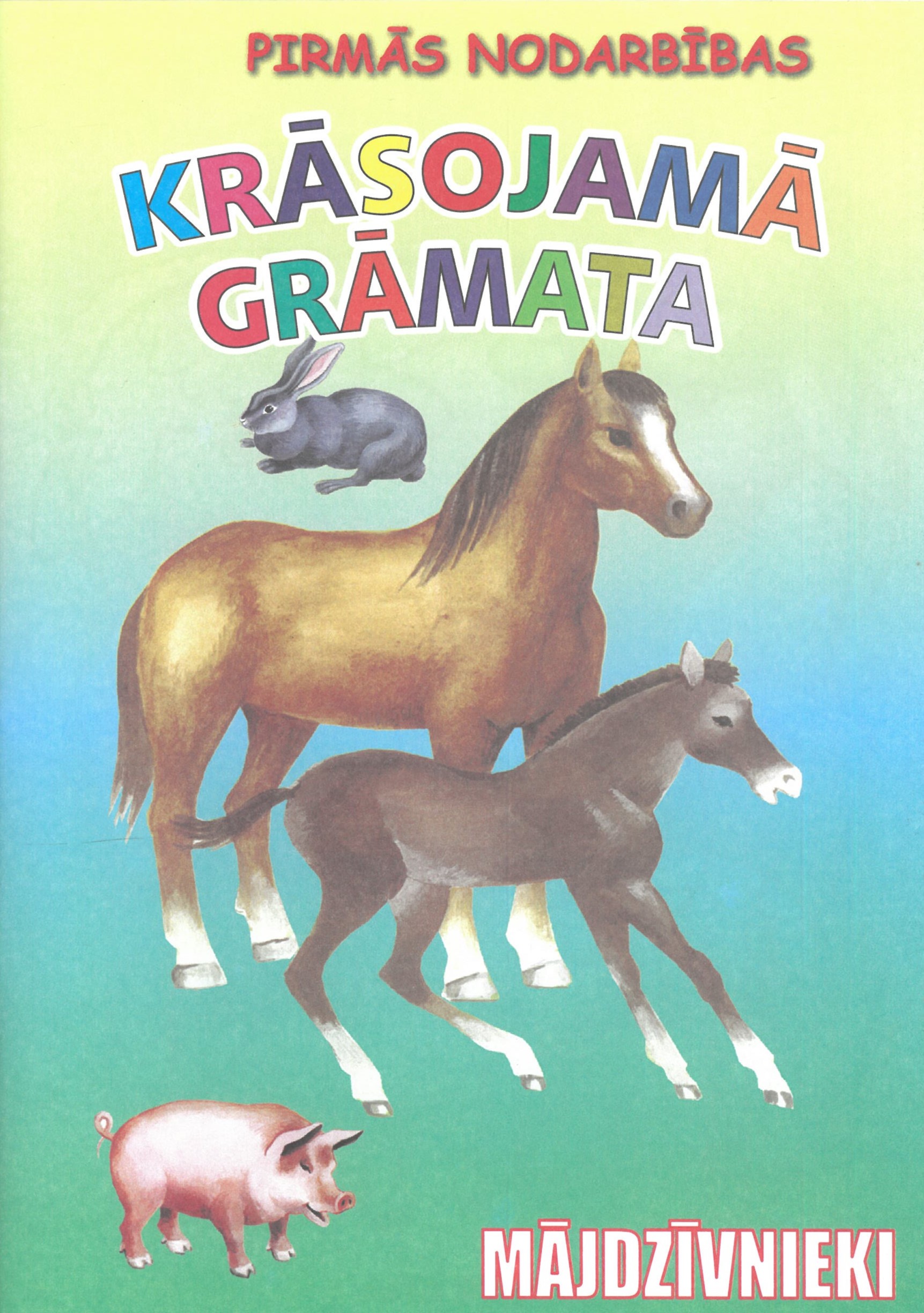 Krāsojamā grāmata - Mājdzīvnieki
