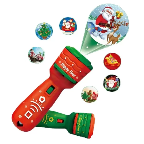 New Year's projector flashlight for children