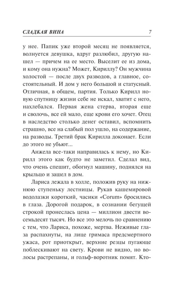 Сладкая вина