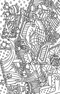 The Wizard of Oz. Coloring Book for Finding Objects