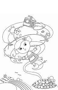 The Wizard of Oz. Coloring Book for Finding Objects