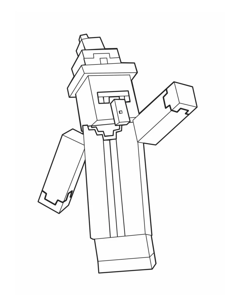 The Most Cubic Minecraft Coloring Book. Super Pixel Adventure