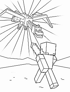 The Most Cubic Minecraft Coloring Book. Super Pixel Adventure