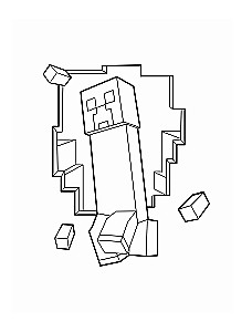 The Most Cubic Minecraft Coloring Book. Super Pixel Adventure