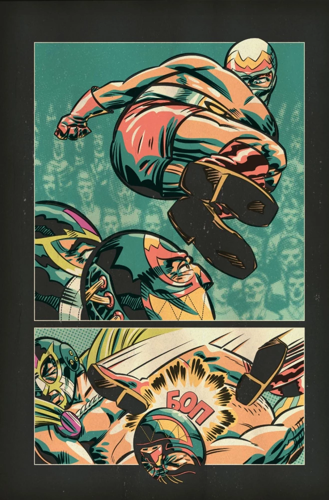 Flow i wrestling (zestaw komiksów)