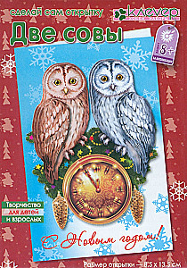 Set for a postcard - Two owls