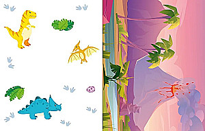 Three-Dimensional Paper Toys. Dinosaurs