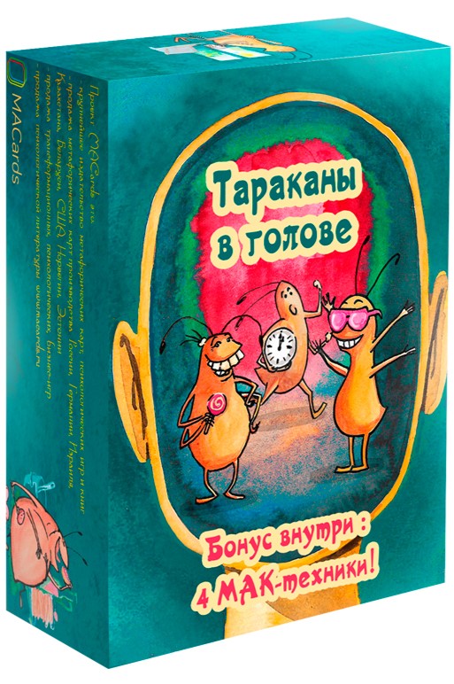 Karty metaforyczne - Karaluchy w głowie