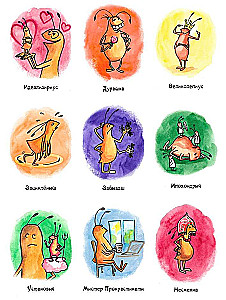 Metaphorical cards Cockroaches in the Head cards + brochure