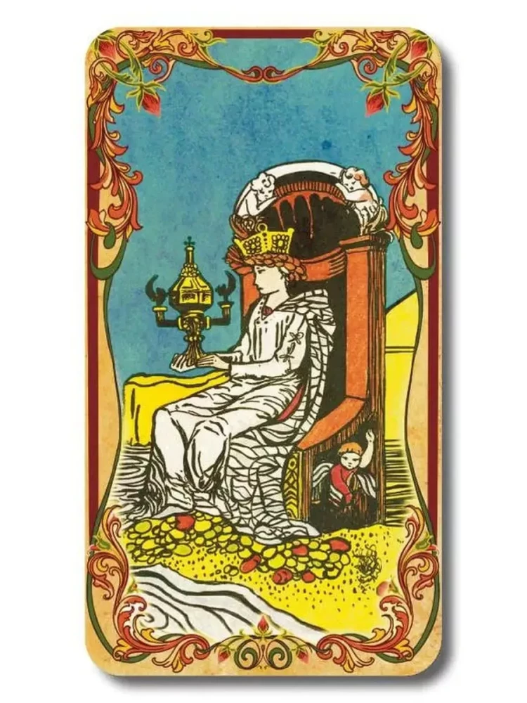 Vintage Tarot Cards with Divination Instructions (78 cards)