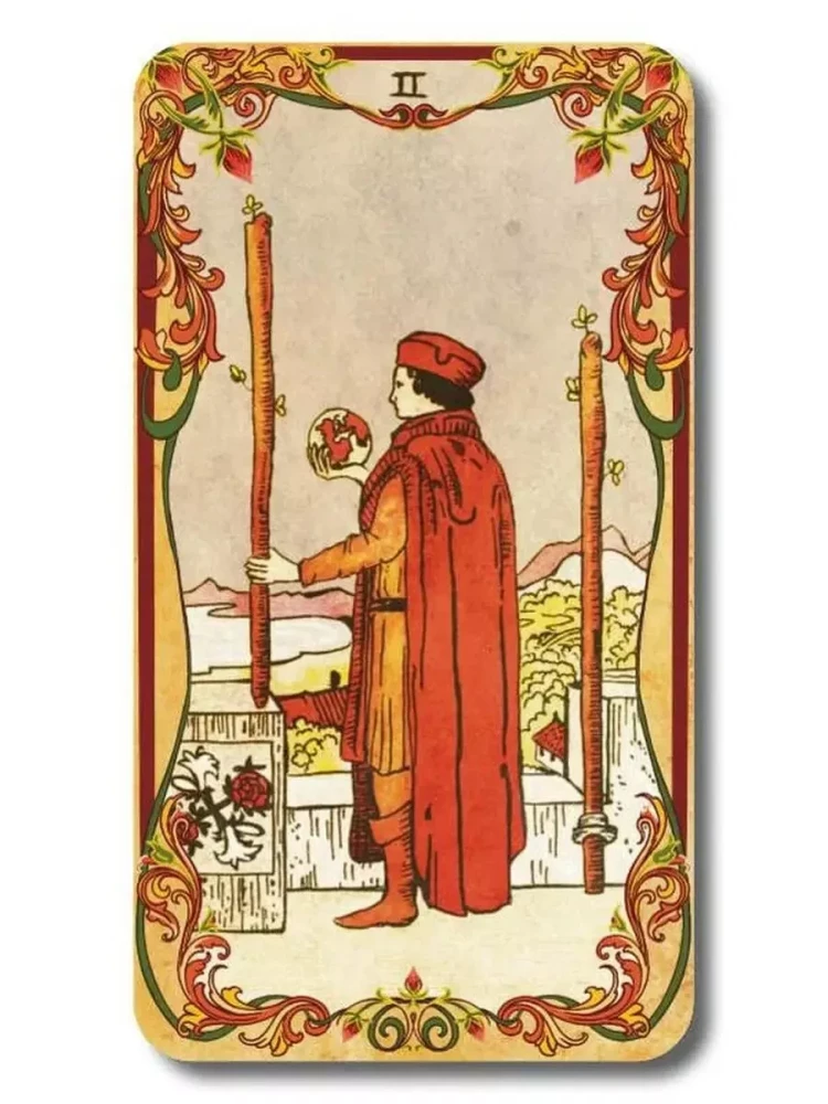 Vintage Tarot Cards with Divination Instructions (78 cards)