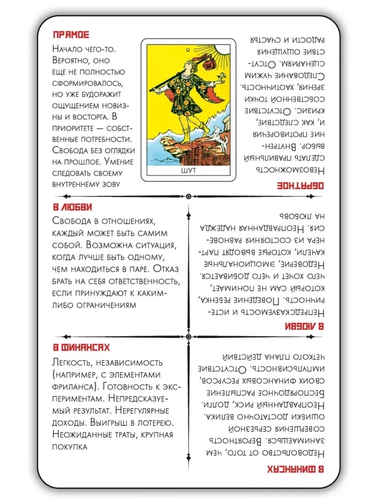 Learn Tarot XL Divination Cards Training Deck for Beginners (78 cards)