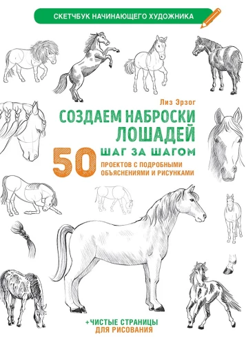 Sketchbook for the Beginning Artist. Creating Horse Sketches Step by Step