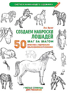 Sketchbook for the Beginning Artist. Creating Horse Sketches Step by Step