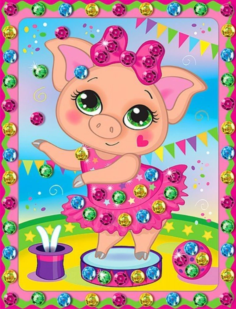 Set for Making a Picture - Pig in the Circus