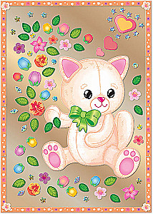 Creative Set - Kitten with Flowers (anti-stress)
