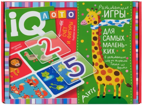Plastic Lotto for toddlers - Counting and Shapes. Find the Number