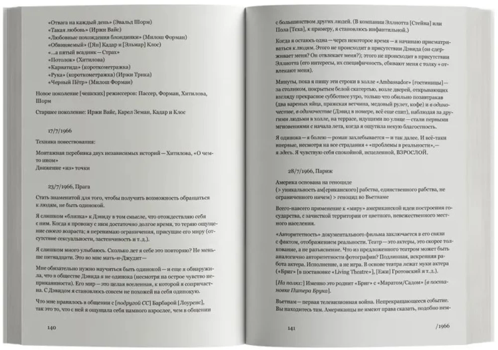 Świadomość przykuta do ciała. Dzienniki i notatniki. 1964–1980