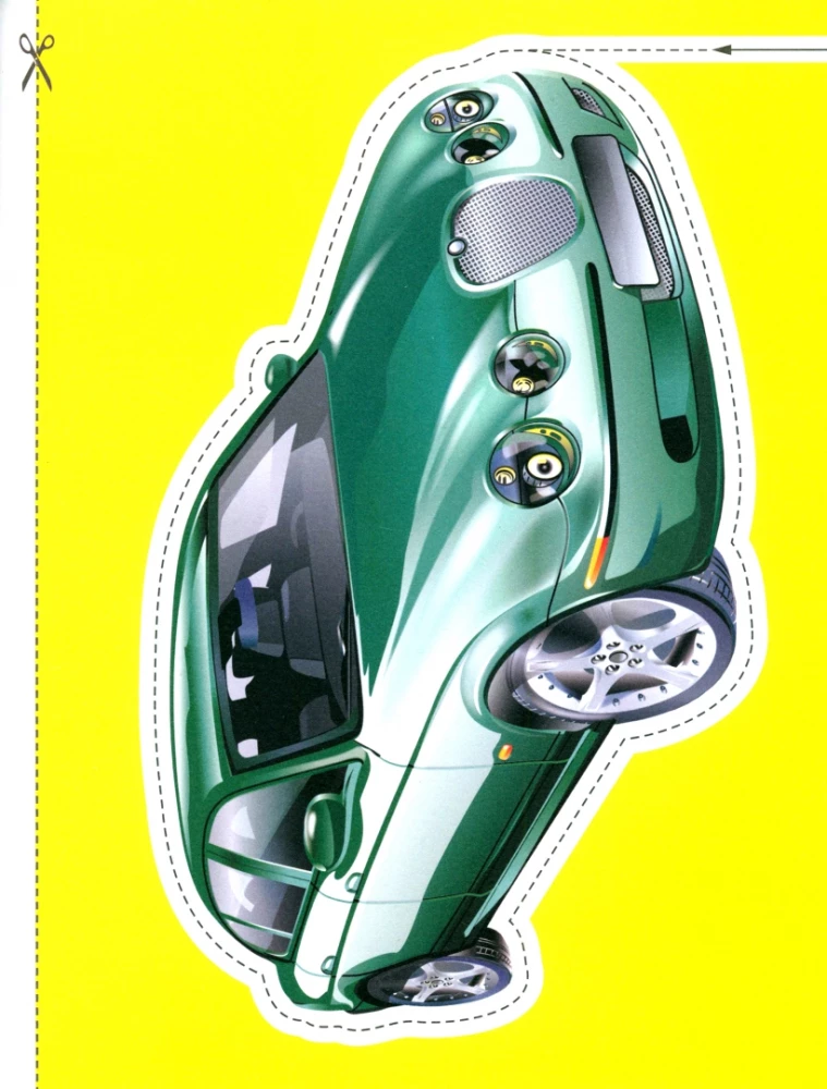 Cutouts. Cars