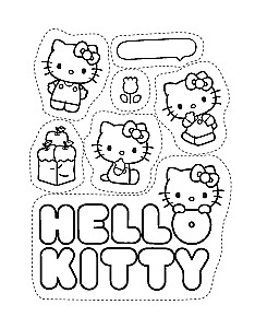 Hello Kitty Sticker Book
