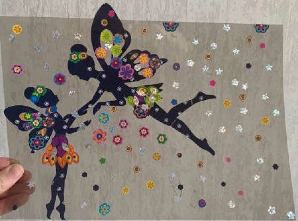 Set for making a picture - Two fairies