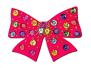 Patch Decoration Set - Bright Bow