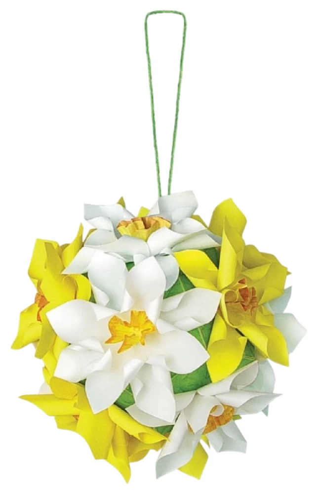 Set - Ball made of daffodils