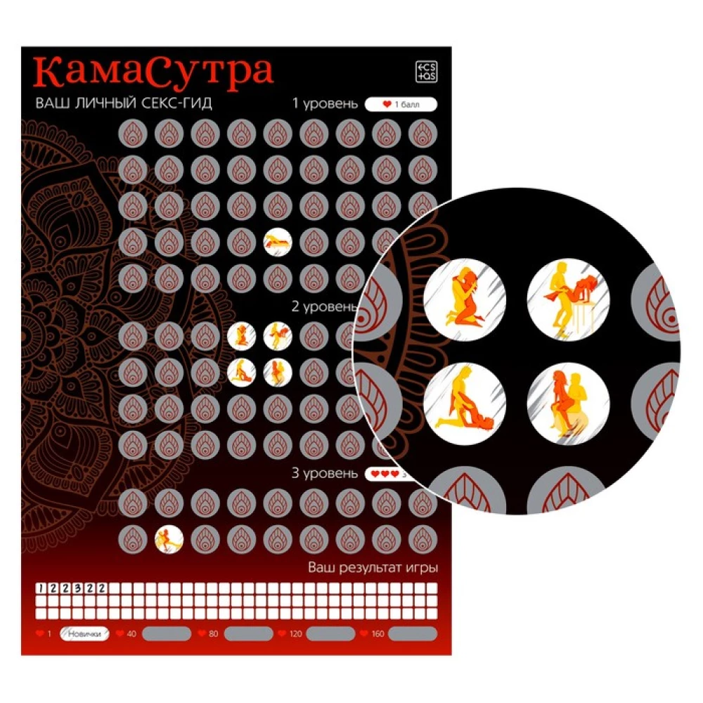 Scratch poster - Sex Guide. Kamasutra, 18+