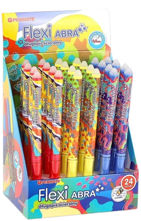 Ścieralny długopis - Penmate Abra Ombre, w assortymencie