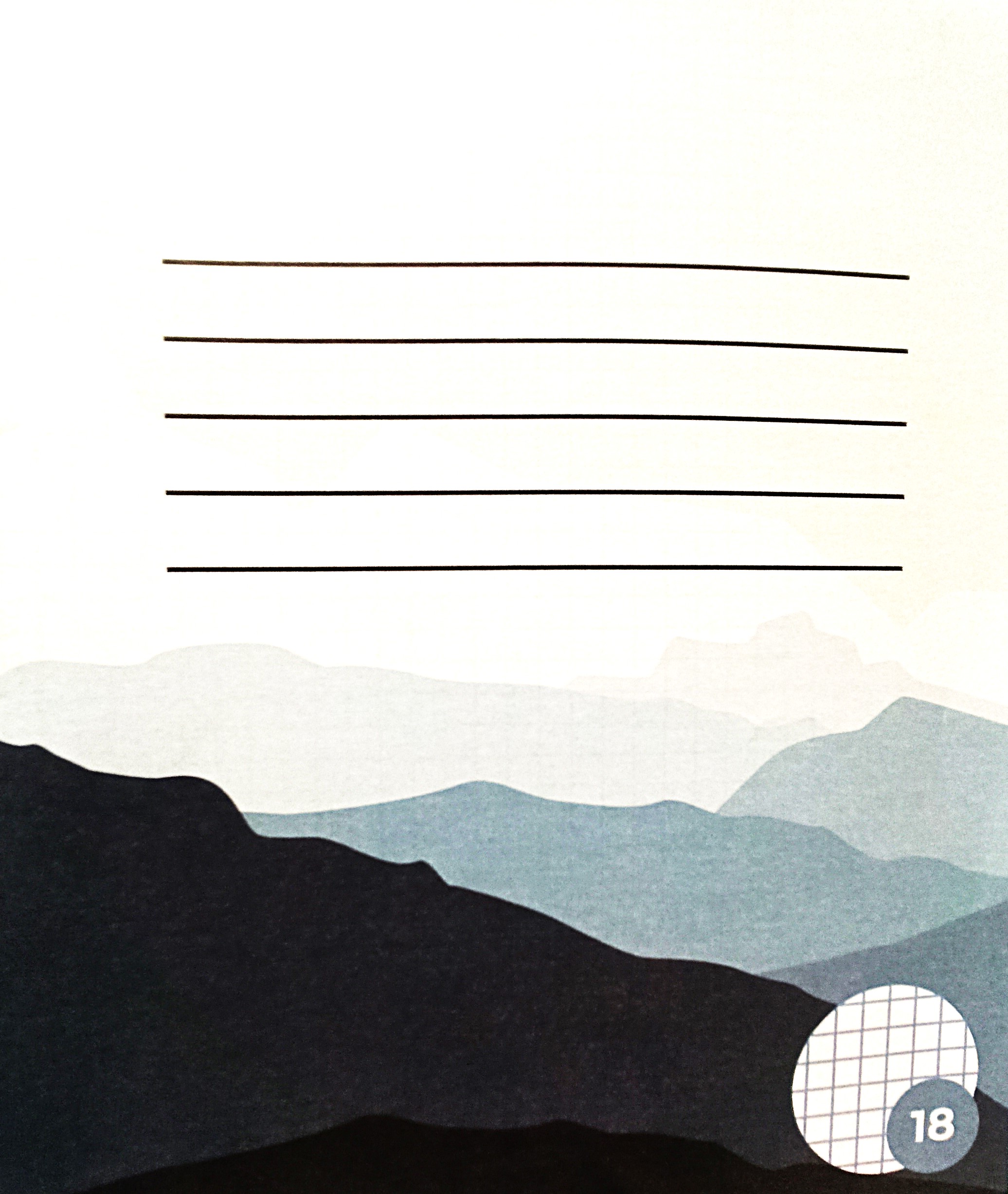 Notatnik w kratkę A5 (18 kartek), w asortymencie