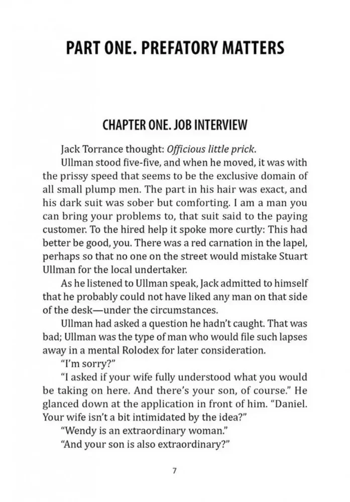 The Shining. A book for reading in English
