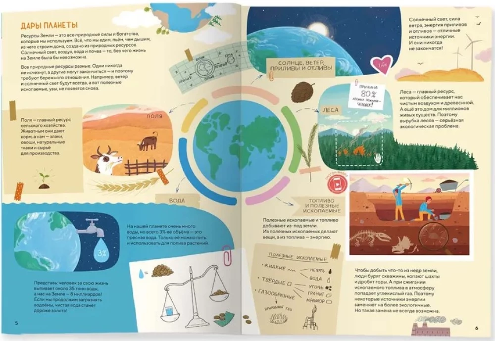 Young Ecologist Atlas with Stickers + Augmented Reality