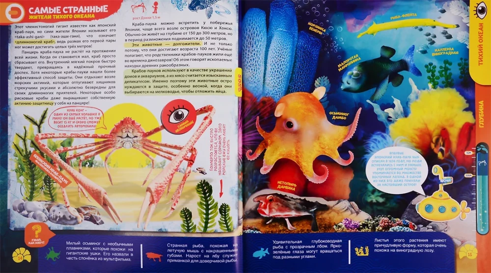 WOW! Secrets of the Oceans. Encyclopedia in Augmented Reality