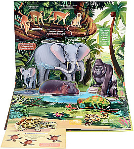 POP-UP Encyclopedia. Jungle Panoramic Book