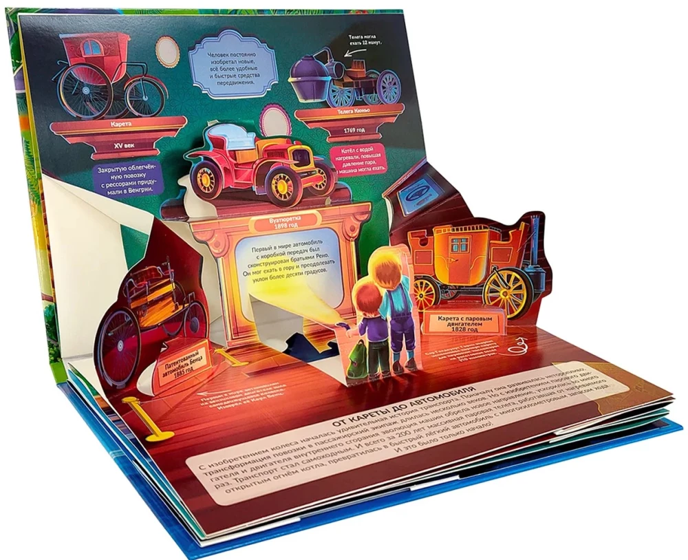 From Wheel to Rocket. A Pop-up Book