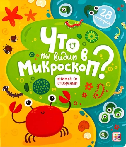 What do we see under the microscope? A book with flaps