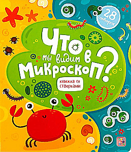 What do we see under the microscope? A book with flaps