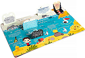 What is there under the water? A book with flaps
