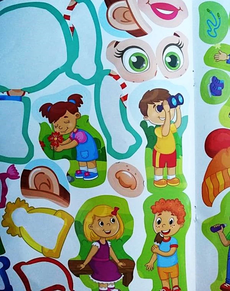My Body 1+. A Developmental Book with Stickers