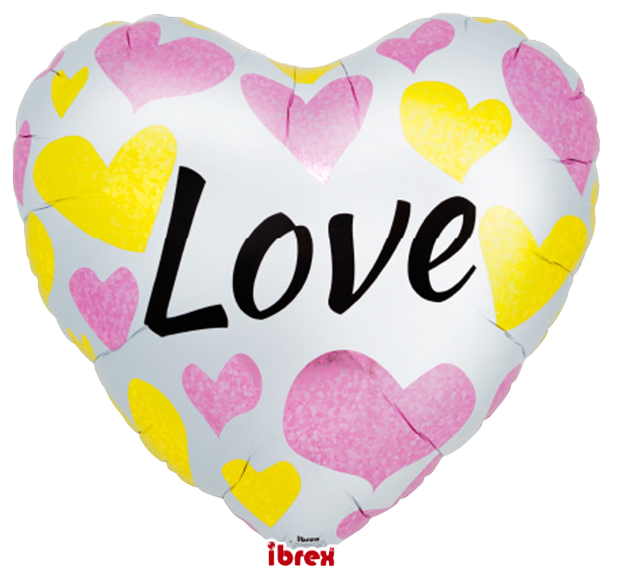 Ibrex Foil Balloon 25, Heart