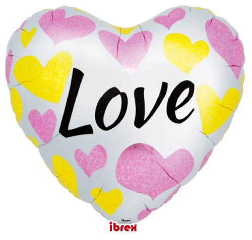 Foil balloon Ibrex 25, Heart