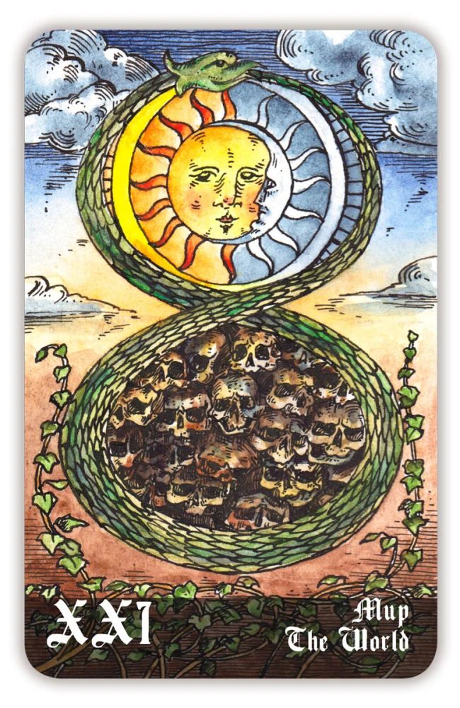 Divination Cards - Necropolis Tarot. Necropolis Tarot with Guide (78 cards)