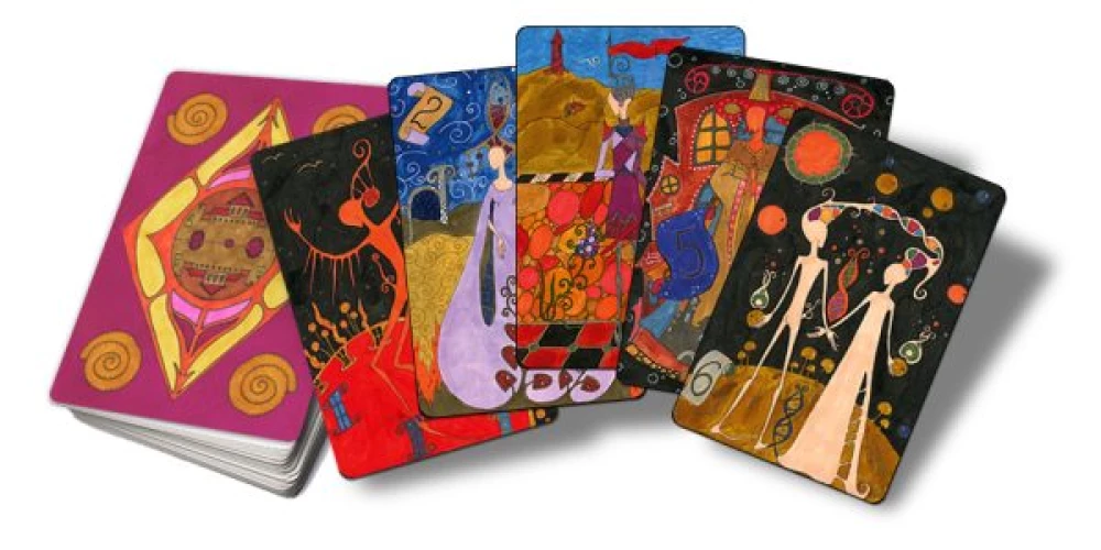 Terracotta Tarot with Instruction (78 Cards)