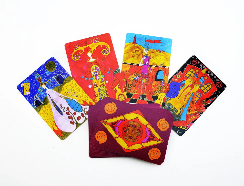 Terracotta Tarot with Instruction (78 Cards)