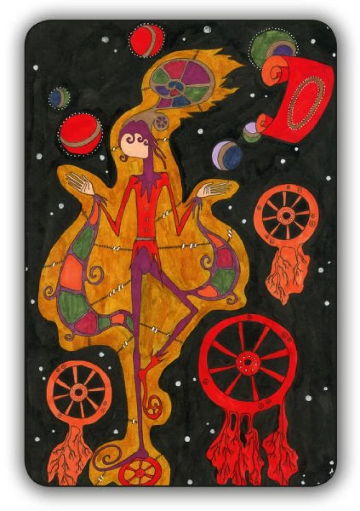 Terracotta Tarot with Instruction (78 Cards)