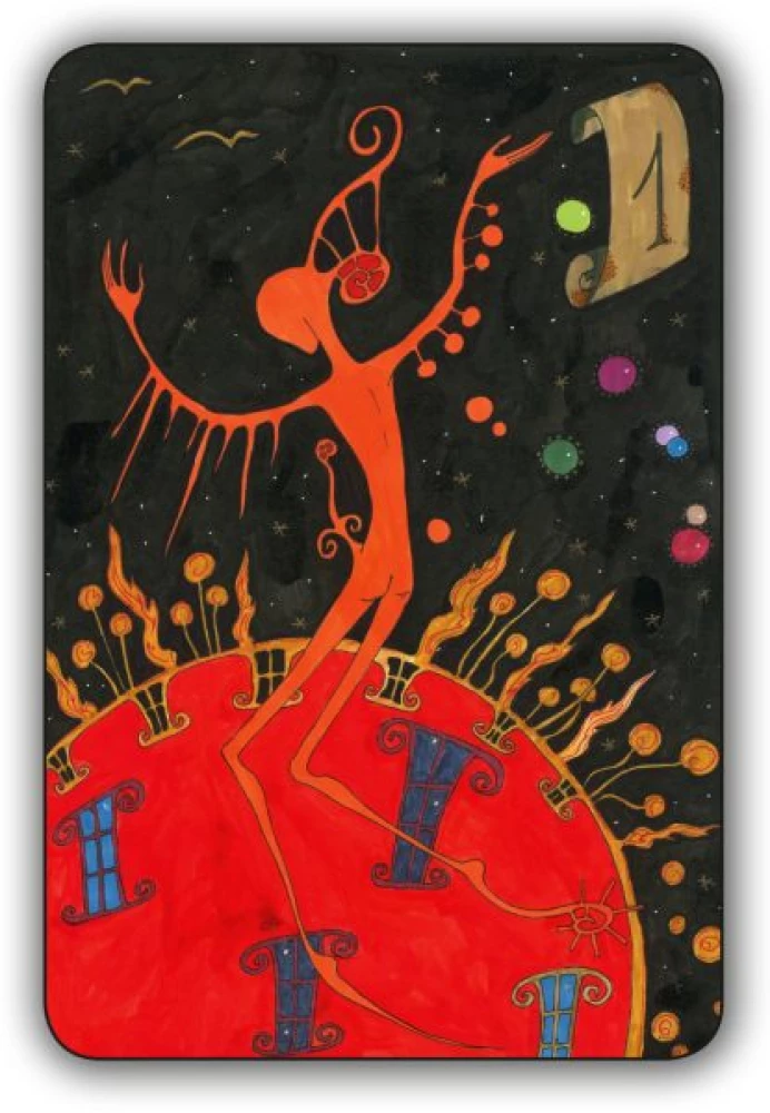 Terracotta Tarot with Instruction (78 Cards)