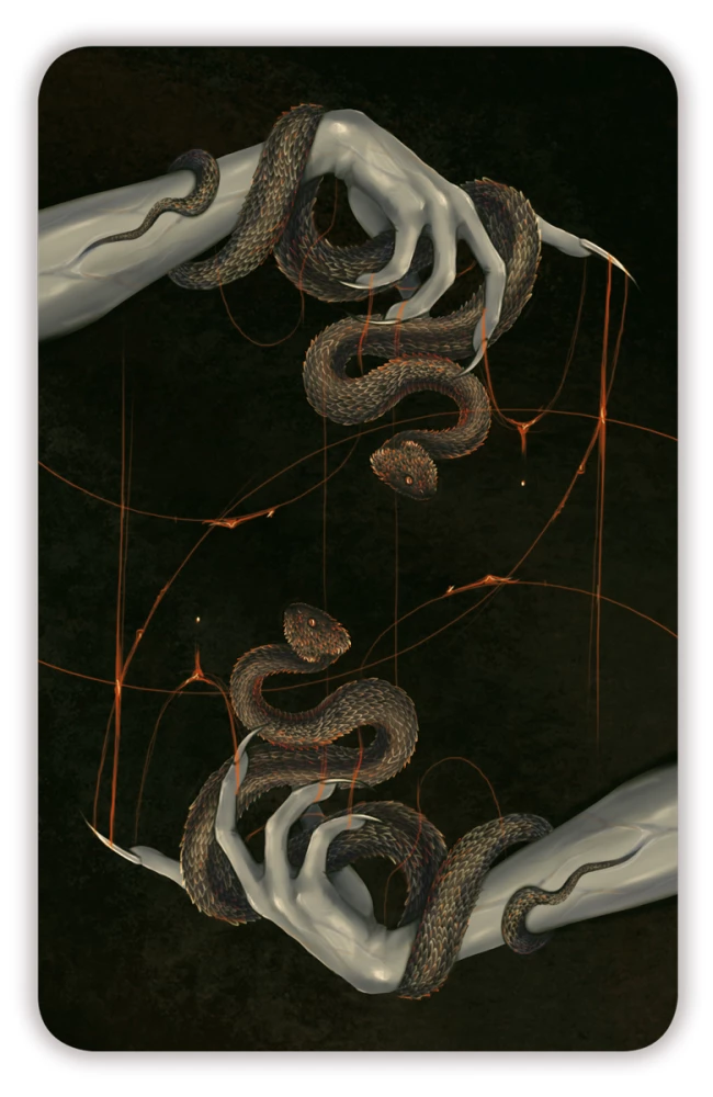 Tarot Cards - The Secret of the Vampire Castle (Gift Deck of Waite 78 Cards with Instruction)