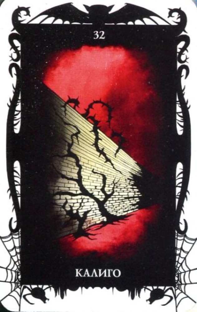 Tarot Cards of Demons by Vera Sklyarova (78-card deck with instructions)